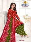 Bandhani Vol 5 By Sonal Pure Cotton Printed Dress Material